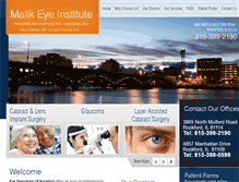 Tablet Screenshot of eyesofrockford.com